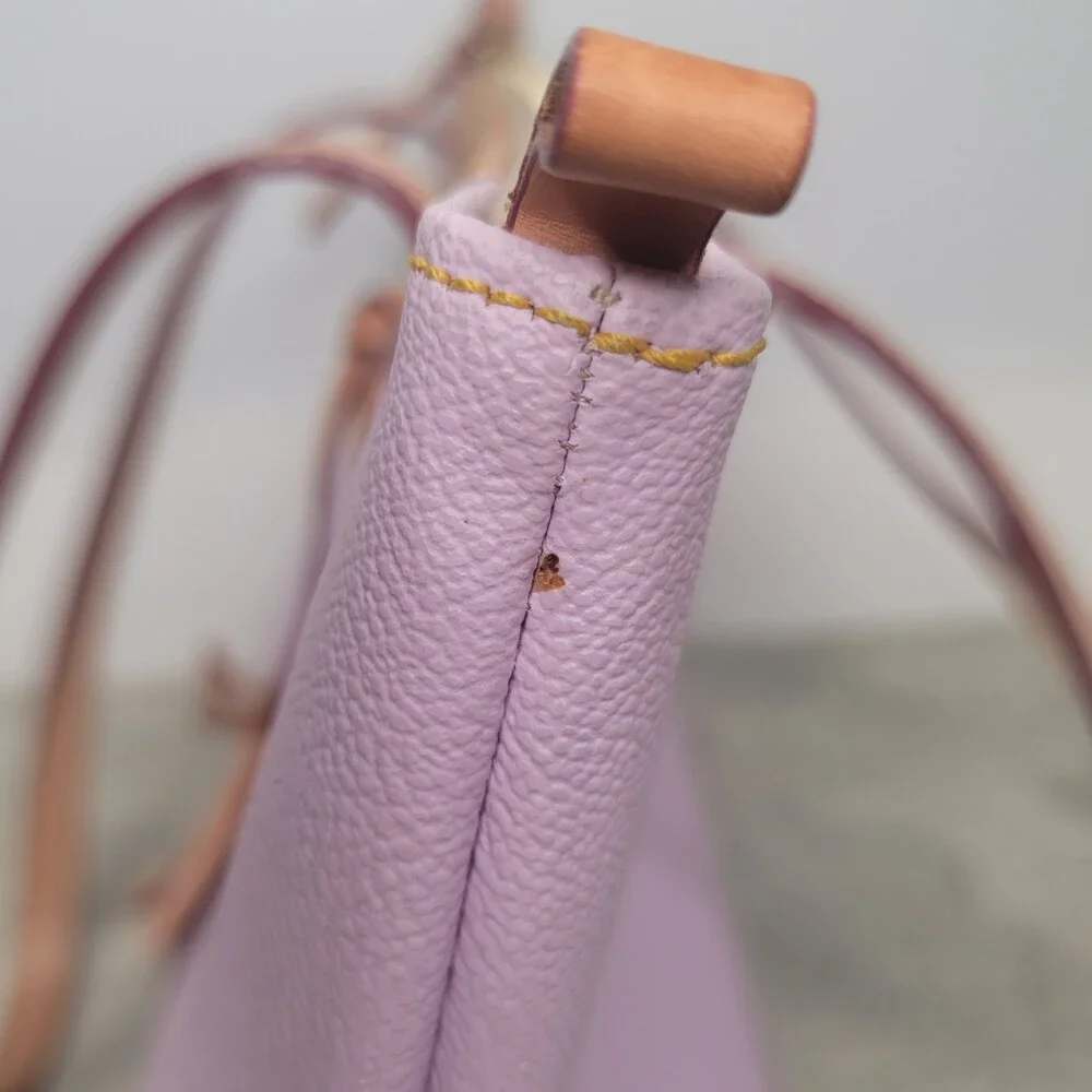 Dooney & Bourke Wakefield Pebbled Leather Tassel Tote Bag in Mauve